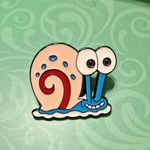 SpongeBob Squarepants Gary The Snail Push Back Pin